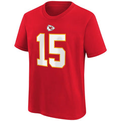 Nike Patrick Mahomes Kansas City Chiefs Youth Player Name & Number T-Shirt Red