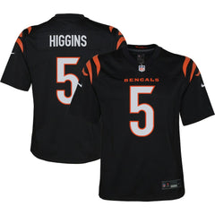 Nike Tee Higgins Cincinnati Bengals Youth Game Jersey Black