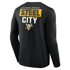 Pittsburgh Penguins Territorial Long Sleeve T-Shirt - Black - NHL 5194615
