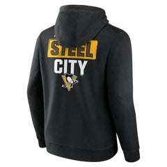 Pittsburgh Penguins Territorial Pullover Hoodie - Black - NHL 5194619