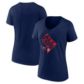Washington Capitals Women's Shout Out V-Neck T-Shirt - Navy - NHL 5194665