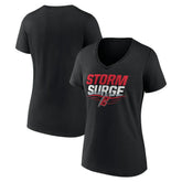 Carolina Hurricanes Women's Represent V-Neck T-Shirt - Black - NHL 5195434