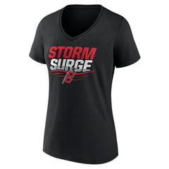 Carolina Hurricanes Women's Represent V-Neck T-Shirt - Black - NHL 5195434