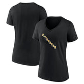 Pittsburgh Penguins Women's Alternate Logo V-Neck T-Shirt - Black - NHL 5196937