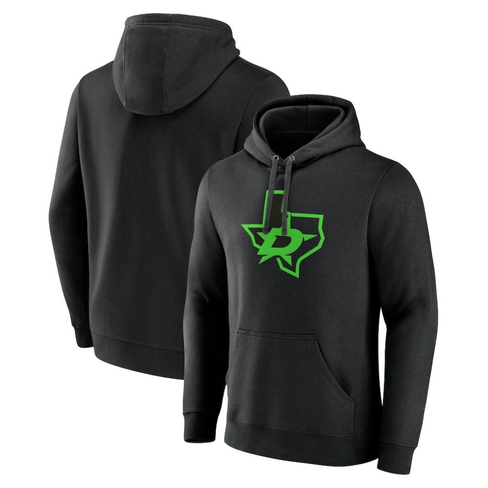Dallas Stars Alternate Logo Pullover Hoodie - Black - NHL 5196954