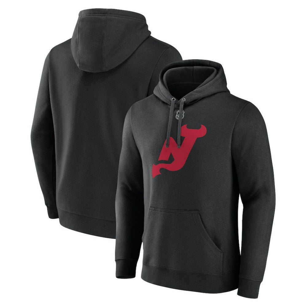 New Jersey Devils Alternate Logo Pullover Hoodie - Black - NHL 5197037