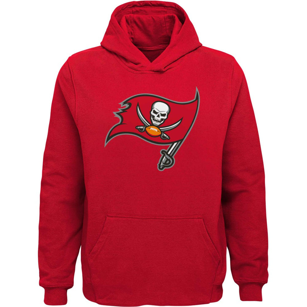 Tampa Bay Buccaneers Youth Team Logo Pullover Hoodie Red