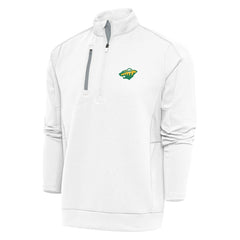 Minnesota Wild Antigua Special Edition 2.0 Generation Quarter-Zip Pullover Top - White - NHL 5205516