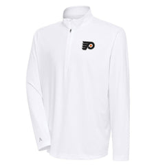 Philadelphia Flyers Antigua Special Edition 2.0 Tribute Quarter-Zip Pullover Top - White - NHL 5205587