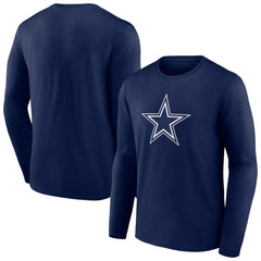 Dallas Cowboys Primary Logo Long T-Shirt Navy