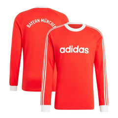Bayern Munich Originals Energy Drop '70s Long Sleeve Jersey Red - Adidas outlet