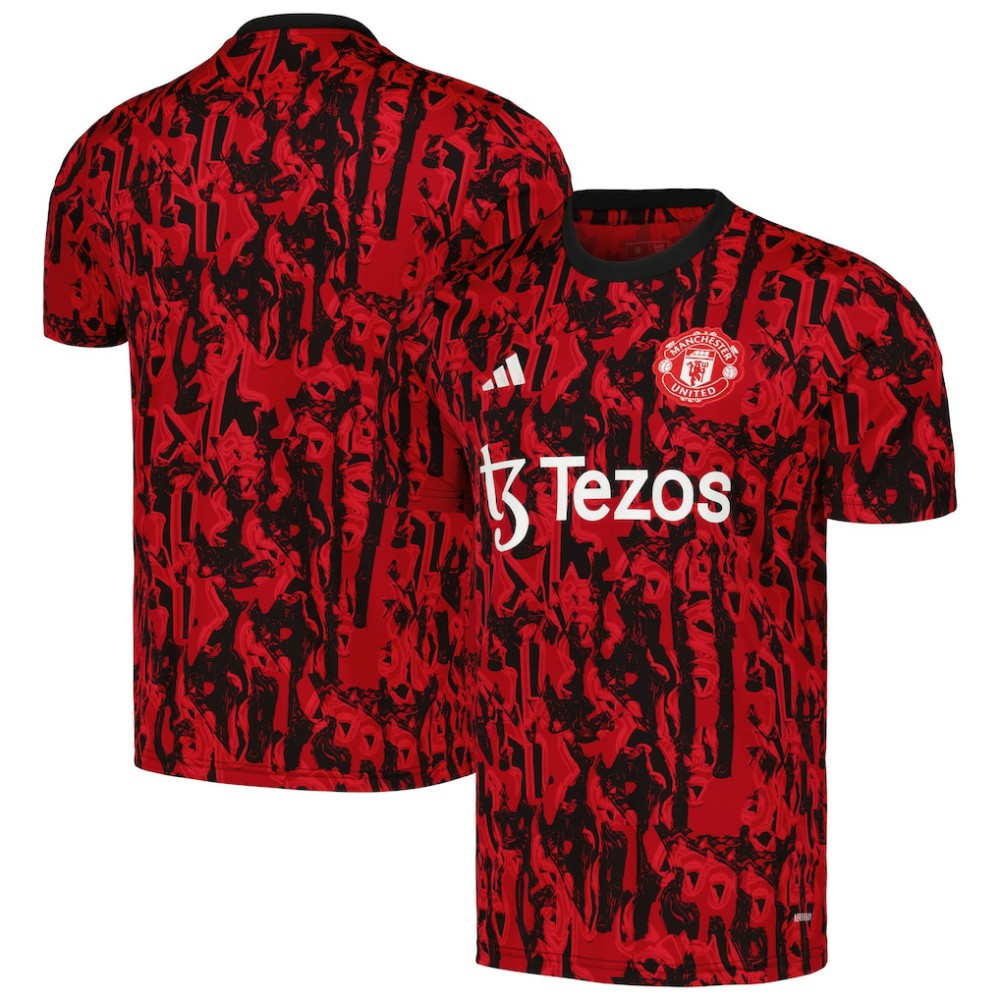 Manchester United 2023/24 Pre-Match Top Red - Adidas Discount