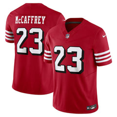 Nike Christian McCaffrey San Francisco 49ers Vapor F.U.S.E. Limited Jersey Scarlet