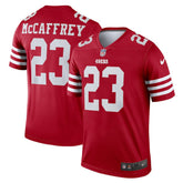Nike Christian McCaffrey San Francisco 49ers Legend Player Performance Top Scarlet