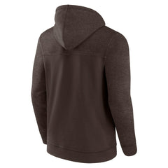 Fanatics Cleveland Browns Offensive Lineup Hoodie Full-Zip Hoodie Brown