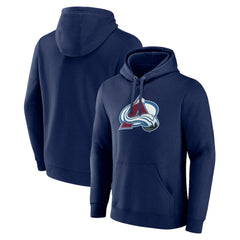 Colorado Avalanche Primary Team Logo Pullover Hoodie - Navy - NHL 5228897