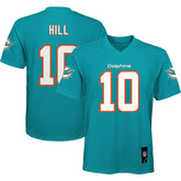 Tyreek Hill Miami Dolphins Youth Replica Player Jersey Aqua