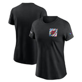 Nike Arizona Cardinals Women's Crucial Catch Sideline Tri-Blend T-Shirt Black