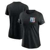 Nike Indianapolis Colts Women's Crucial Catch Sideline Tri-Blend T-Shirt Black