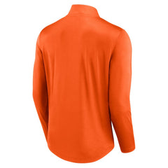 Philadelphia Flyers Fanatics Mock Neck Quarter-Zip Top - Orange - NHL 5232716