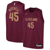 Donovan Mitchell Cleveland Cavaliers Youth Swingman Jersey for sale Icon Editi- Wine | Nike