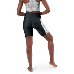 Buffalo Bills Certo Women's High Waist Logo Two-Pocket Biker Shorts Black