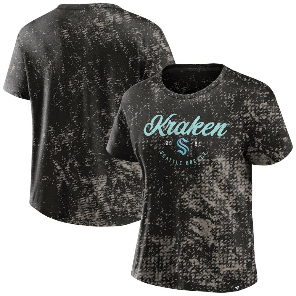 Seattle Kraken Fanatics Women's Breakaway T-Shirt - Black - NHL 5242460