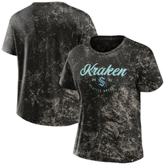 Seattle Kraken Fanatics Women's Breakaway T-Shirt - Black - NHL 5242460
