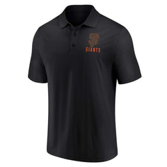 San Francisco Giants Fanatics Two-Pack Logo Lockup Polo Set - Black/White - Fanatics Online