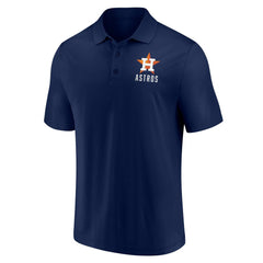 Houston Astros Fanatics Two-Pack Logo Lockup Polo Set - Navy/White - Fanatics Online