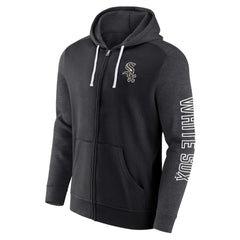 Chicago White Sox Fanatics Offensive Line Up Lightweight Full-Zip Hoodie - Black - Fanatics Discount