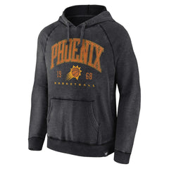 Phoenix Suns Foul Trouble Snow Wash Raglan Pullover Hoodie for sale Heather Charcoal | Fanatics US
