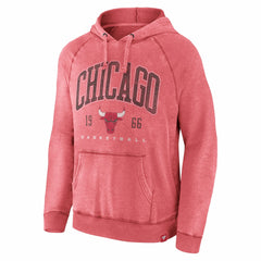 Chicago Bulls Foul Trouble Snow Wash Raglan Pullover Hoodie Heather Red | Fanatics online