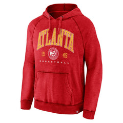 Atlanta Hawks Foul Trouble Snow Wash Raglan Pullover Hoodie Heather Red | Fanatics Near Me