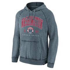 Washington Wizards Foul Trouble Snow Wash Raglan Pullover Hoodie Heather Navy | Fanatics online