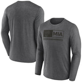 Miami Heat Three-Point Play T-Shirt Heather Charcoal | Fanatics outlet