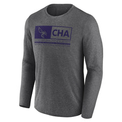 Charlotte Hornets Three-Point Play T-Shirt Heather Charcoal | Fanatics