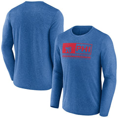 Philadelphia 76ers Three-Point Play T-Shirt Heather Royal | Fanatics for sale