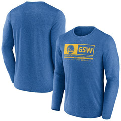 Golden State Warriors Three-Point Play T-Shirt for sale Heather Royal | Fanatics outlet