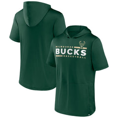 Milwaukee Bucks Possession Hoodie T-Shirt Hunter Green | Fanatics for sale