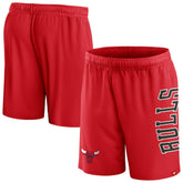 Chicago Bulls Post Up Mesh Shorts Red | Fanatics Lifestyle