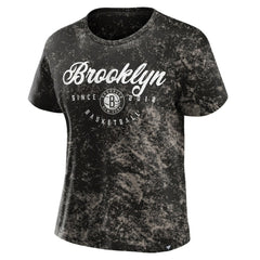 Brooklyn Nets Women's Breakaway T-Shirt Black | Fanatics
