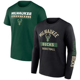 Milwaukee Bucks Two-Pack Just Net Combo Set Hunter Green/Black | Fanatics US