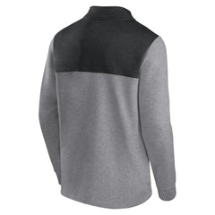Vegas Golden Knights Fanatics Launch It Quarter-Zip Jacket - Heather Gray - NHL 5249342