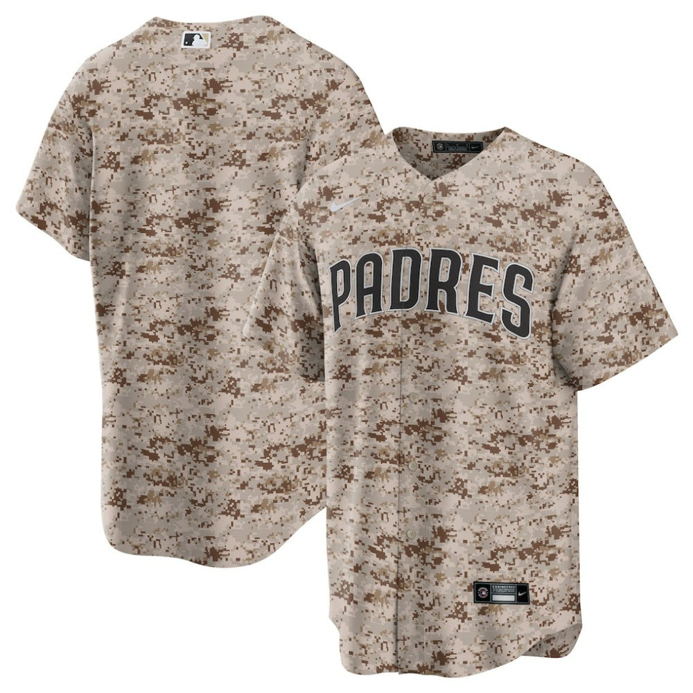 San Diego Padres Nike USMC Alternate Replica Team Jersey - Camo - Nike Lifestyle