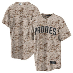 San Diego Padres Nike USMC Alternate Replica Team Jersey - Camo - Nike Lifestyle