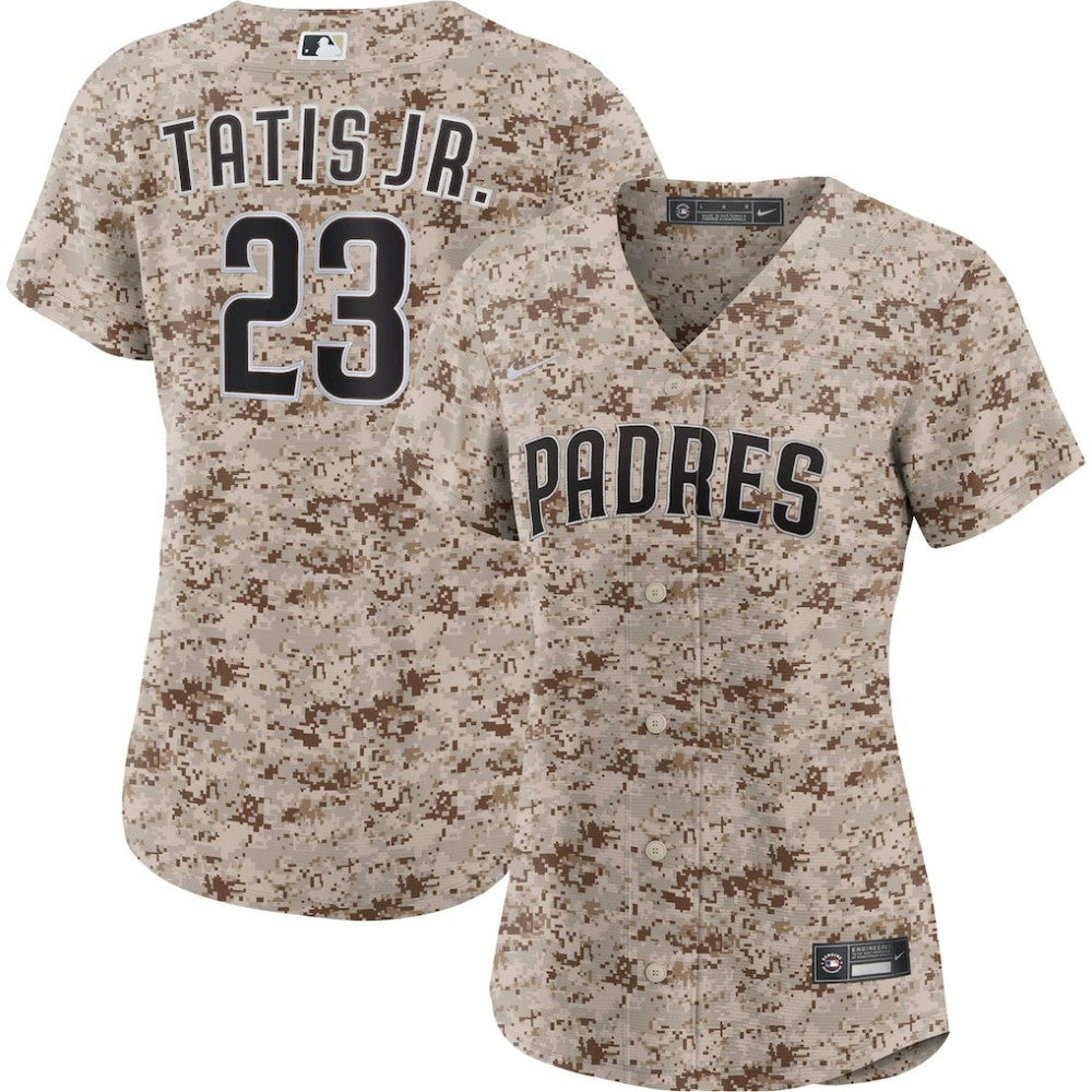 Fernando Tatis Jr. San Diego Padres Nike Women's USMC Alternate Replica Player Jersey - Camo - Nike on Sale