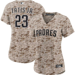Fernando Tatis Jr. San Diego Padres Nike Women's USMC Alternate Replica Player Jersey - Camo - Nike on Sale