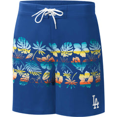 Los Angeles Dodgers G-III Sports by Carl Banks Breeze Volley Swim Shorts - Royal - MLB on Sale