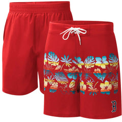 Boston Red Sox G-III Sports by Carl Banks Breeze Volley Swim Shorts - Red - MLB Online